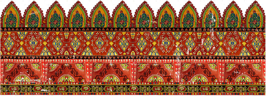 Bohemian Border 12"×33" Decor Transfer (tube)