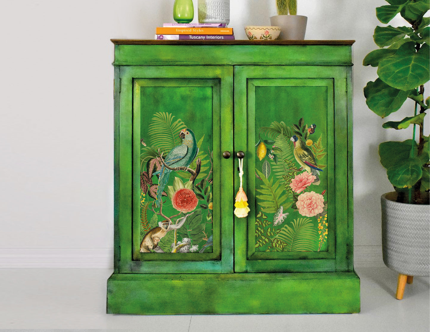 Bungalow IOD Transfer 12×16 PAD