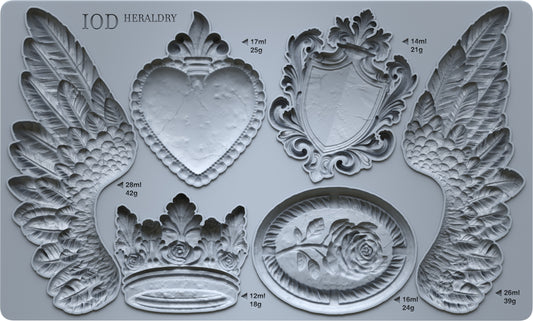 Heraldry 6"x10" Decor Moulds™