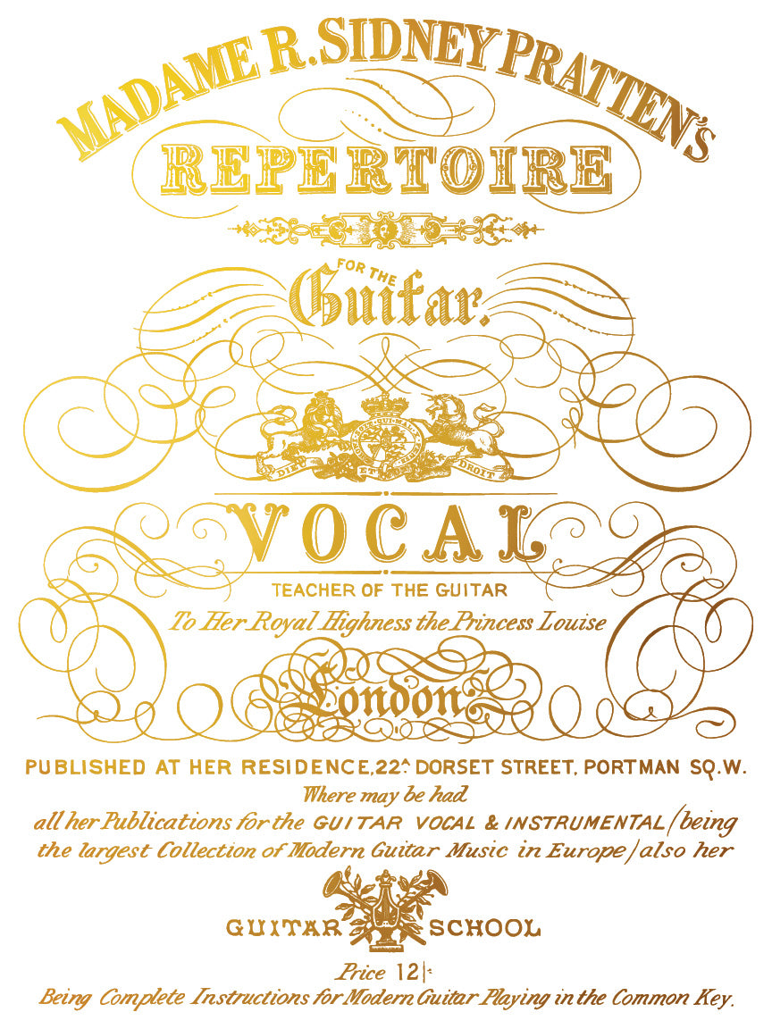 Curated Signage FOIL 12"X16" IOD Transfer