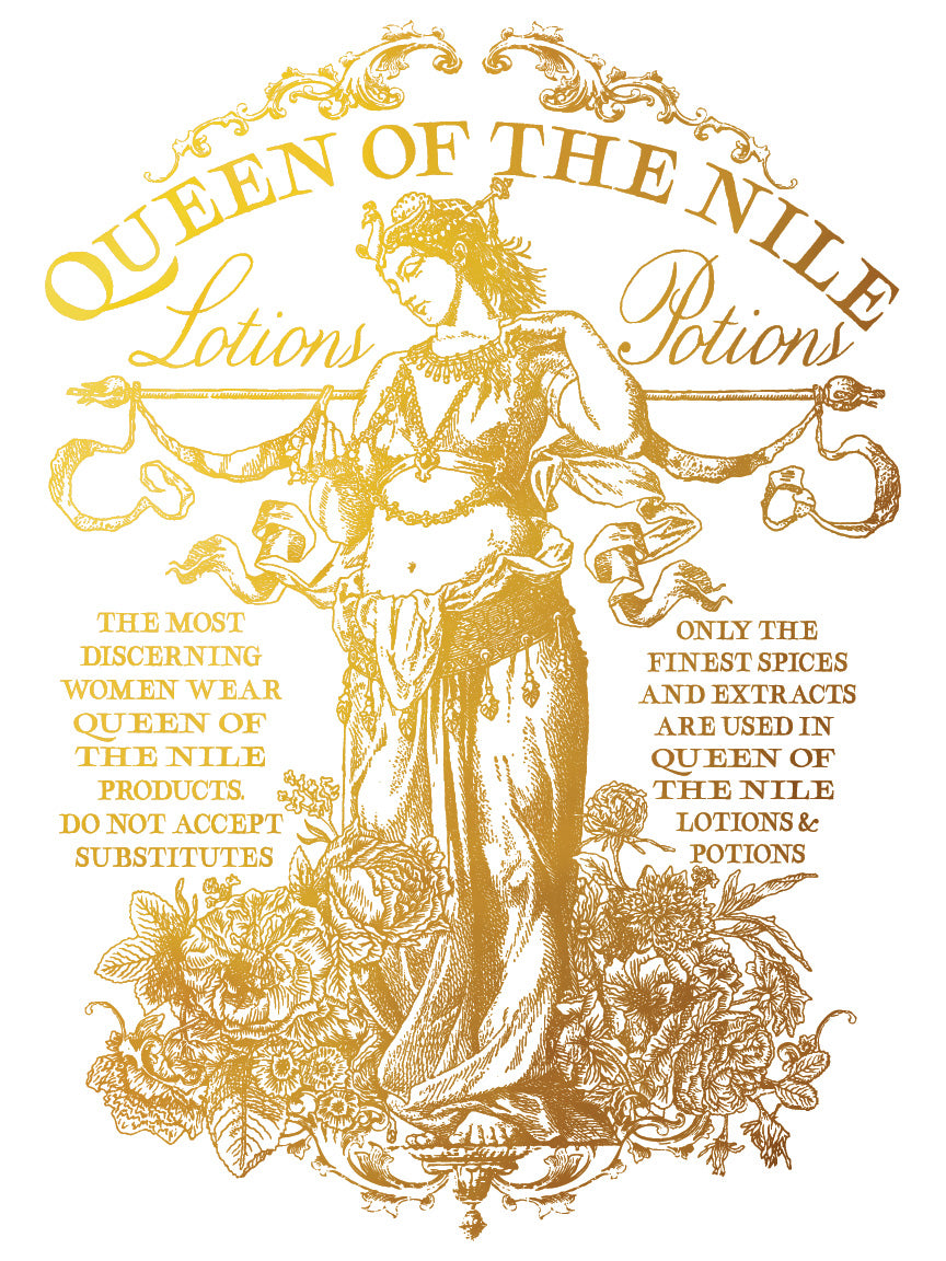 Curated Signage FOIL 12"X16" IOD Transfer