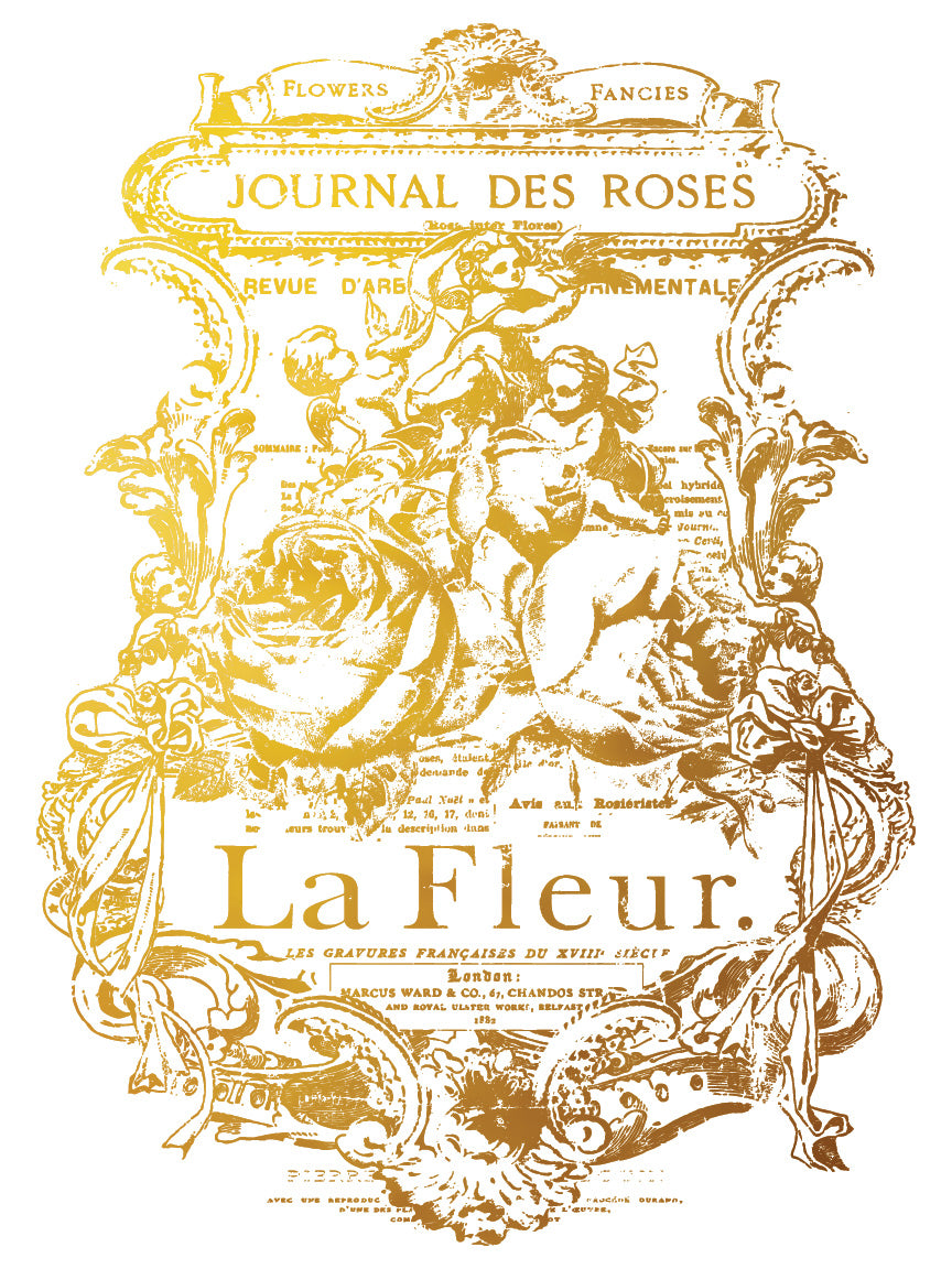 Curated Signage FOIL 12"X16" IOD Transfer