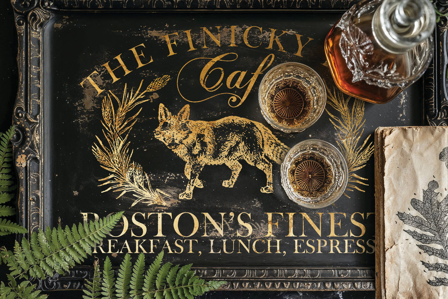 Curated Signage FOIL 12"X16" IOD Transfer