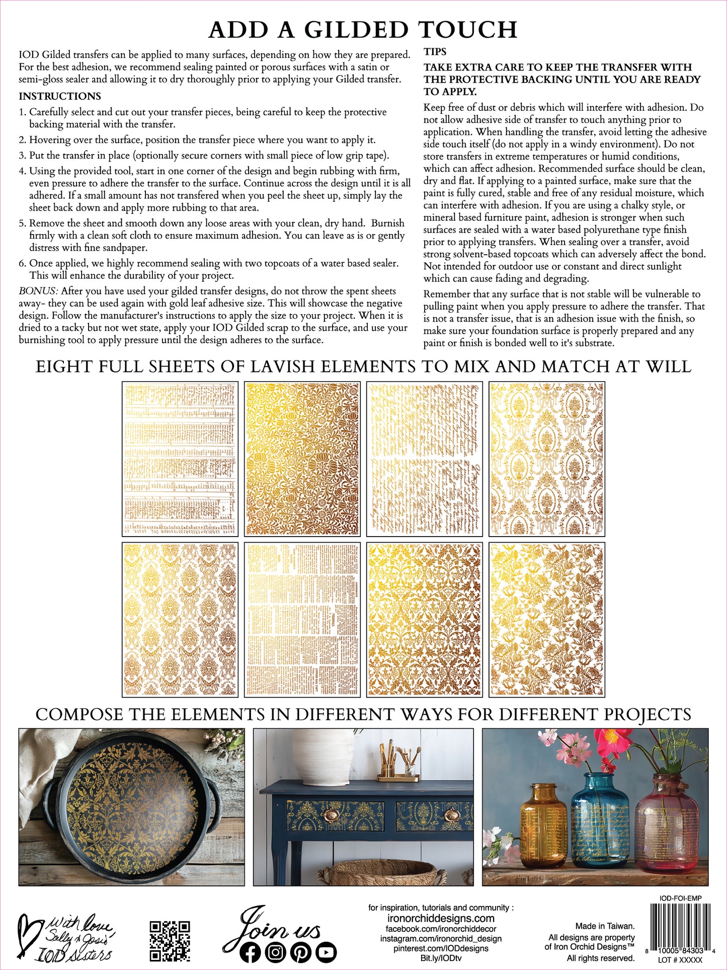 Emporium IOD Foil Transfer 12x16 Pad™