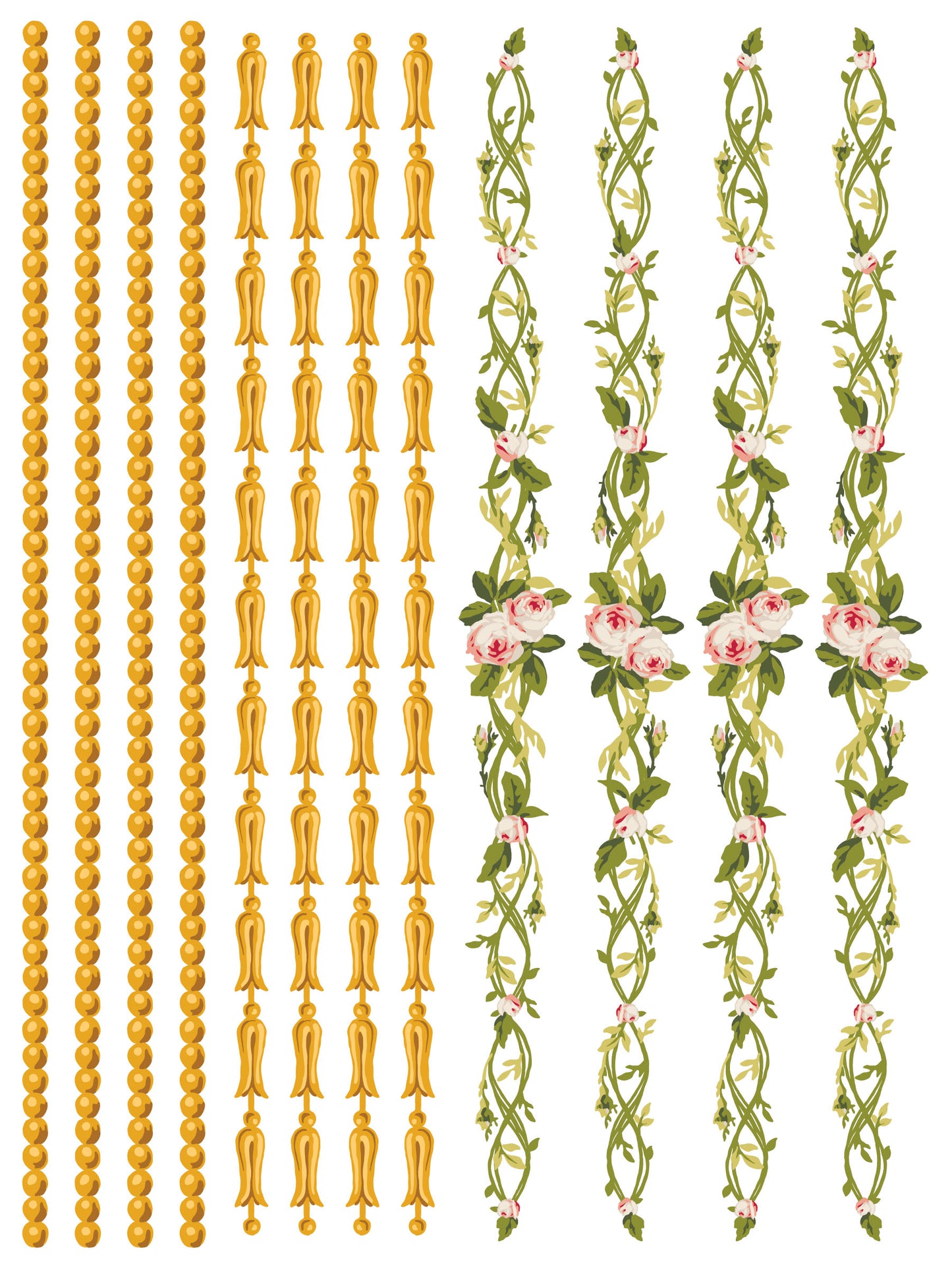 Petite Fleur Pink Paint Inlay 12"X16" Pad