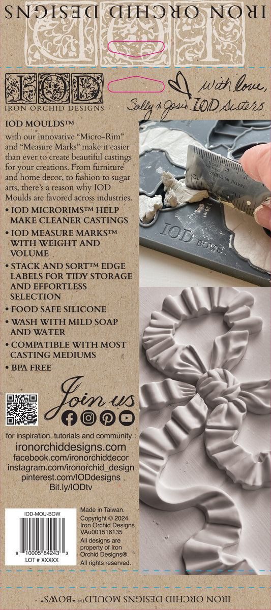Bows 6"x10" Decor Moulds™