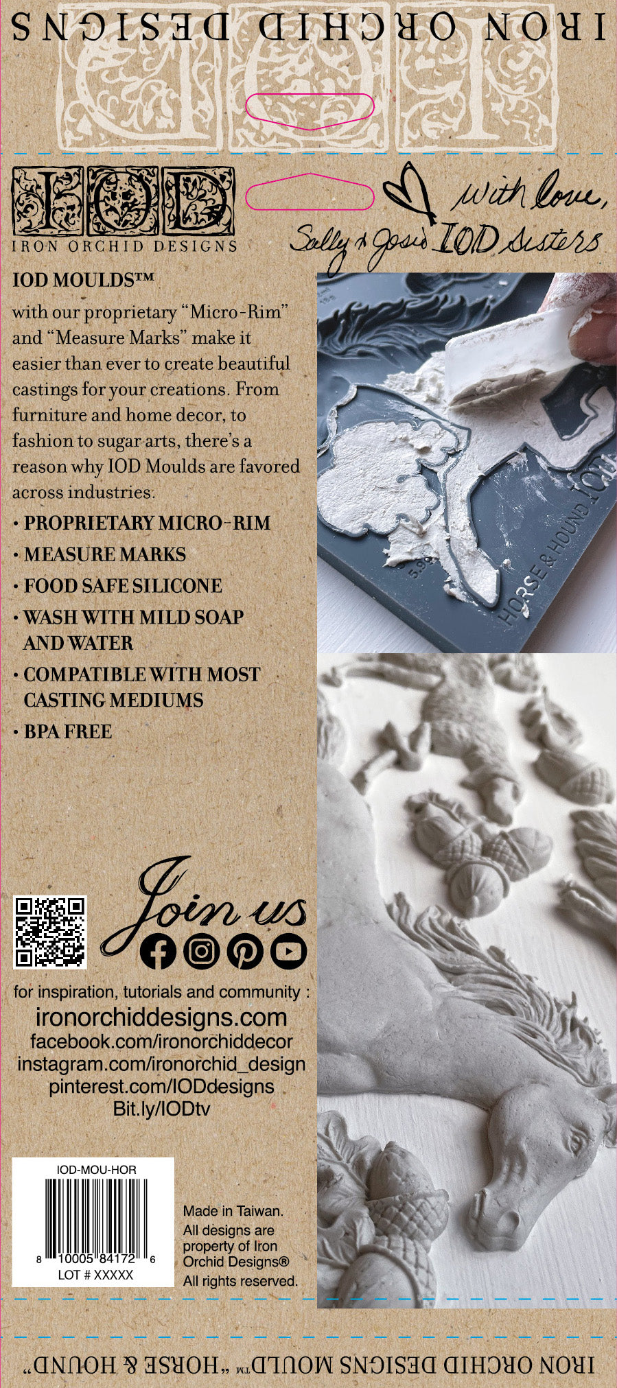 Horse and Hound 6"x10" Decor Moulds™