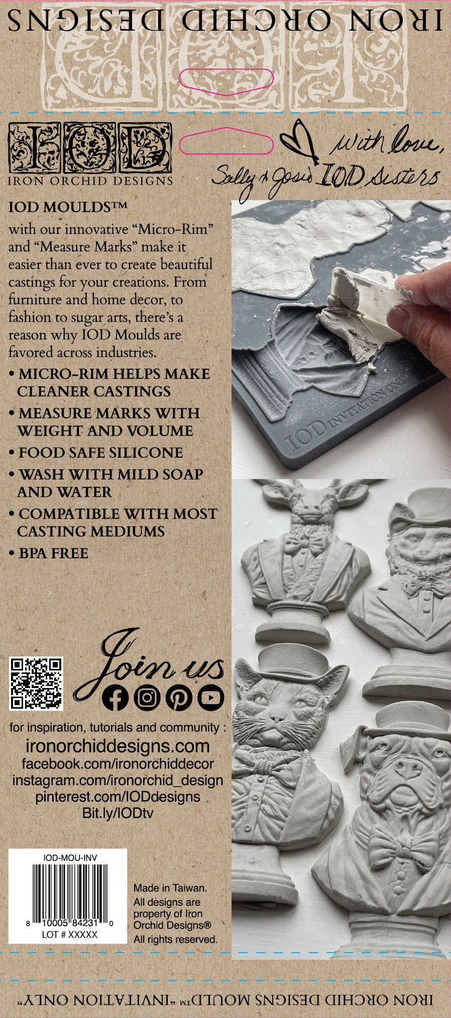 Invitation Only 6"x10" Decor Moulds™