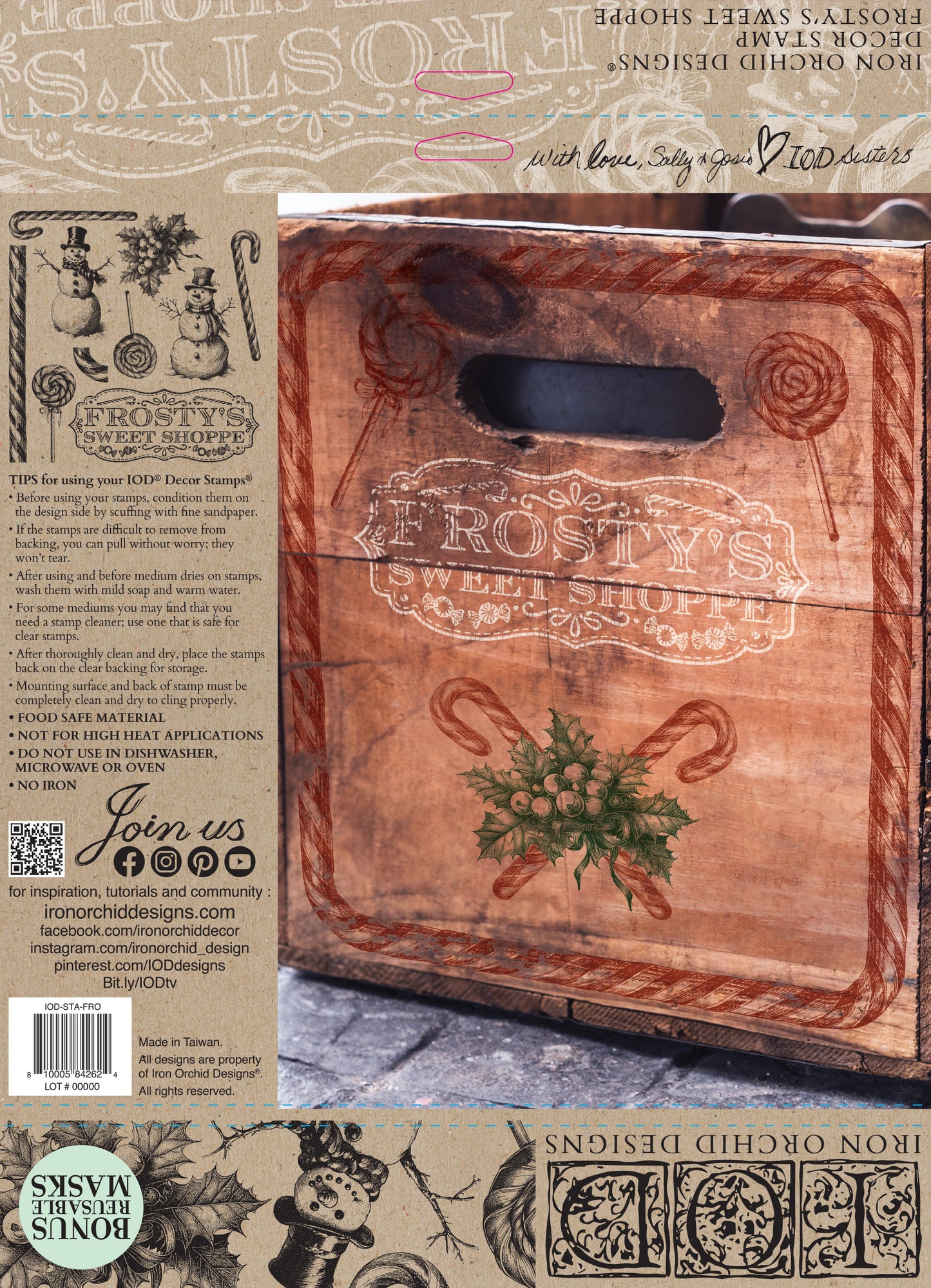 Frosty's Sweet Shoppe 12x12 Decor Stamps™