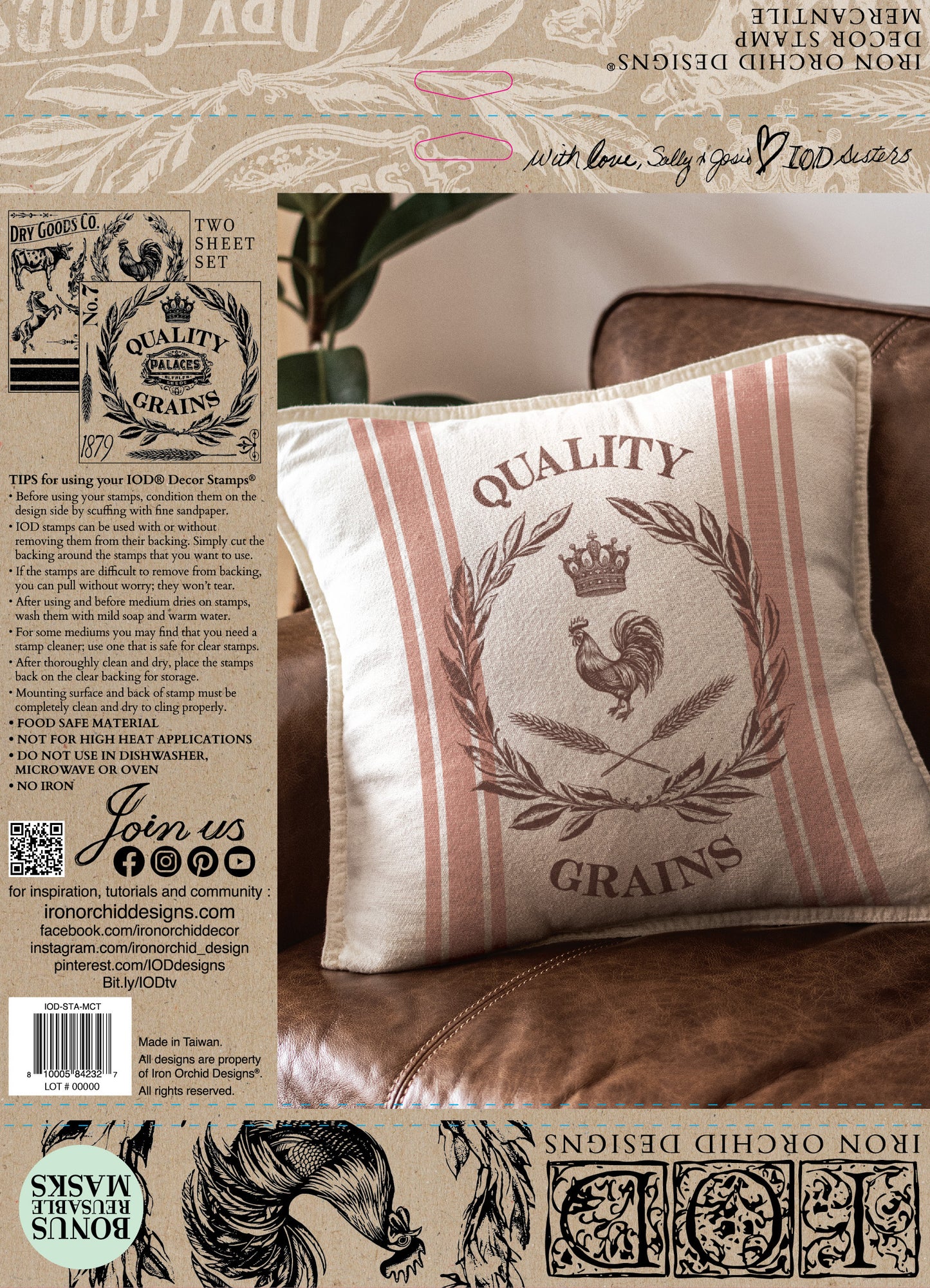 Mercantile 12×12 DECOR STAMPS
