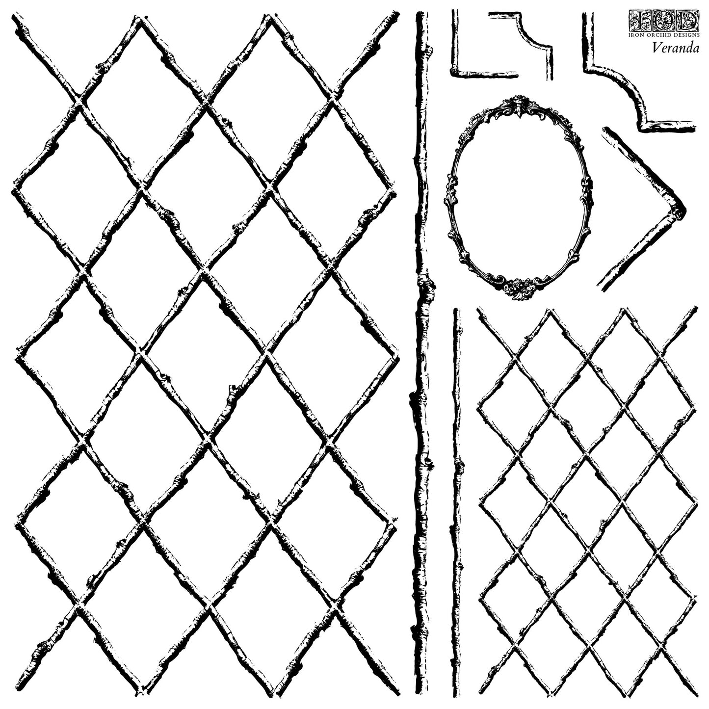 Veranda 12x12 Decor Stamps™