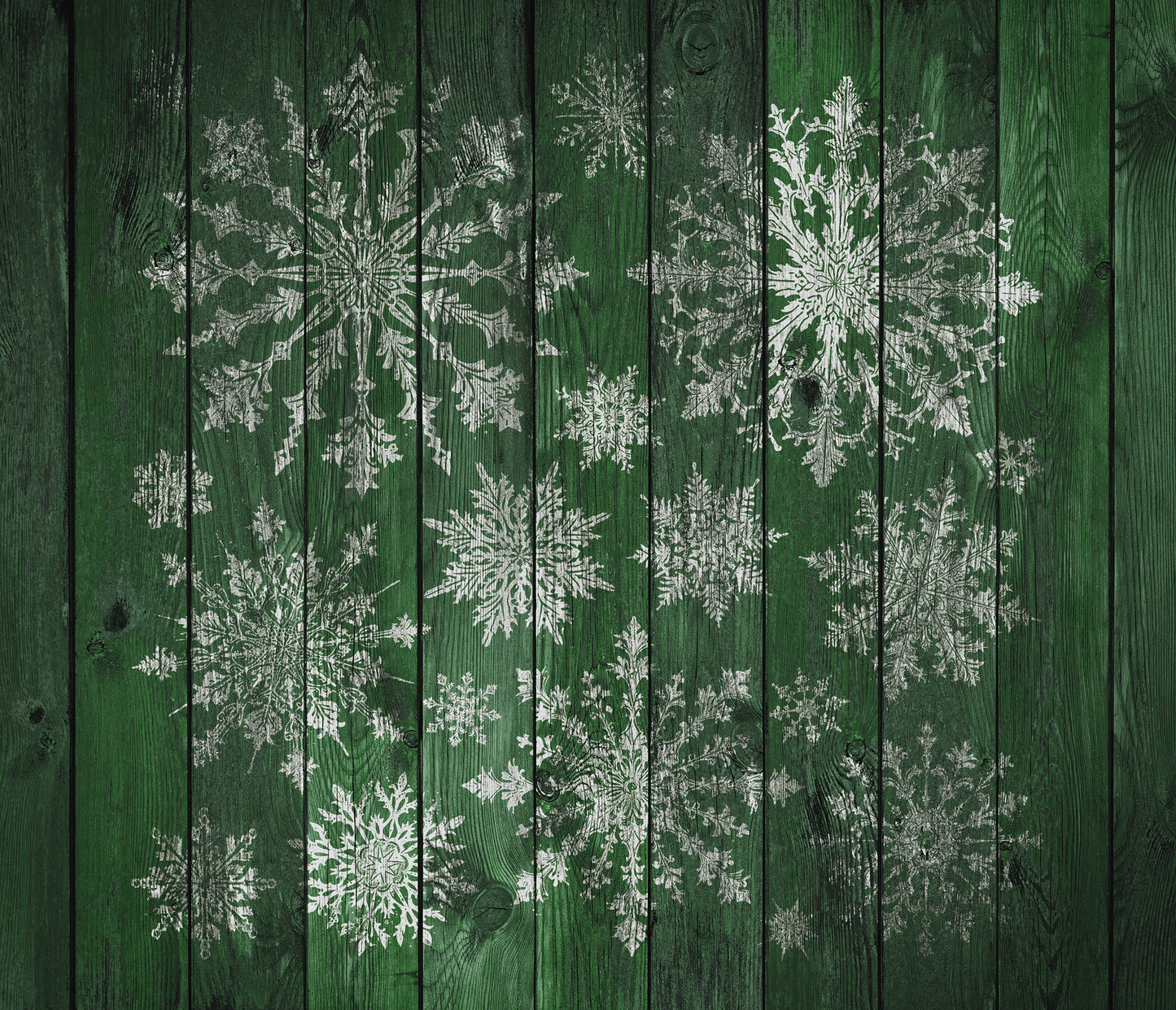 Vintage Snowflakes 12×12 DECOR STAMP