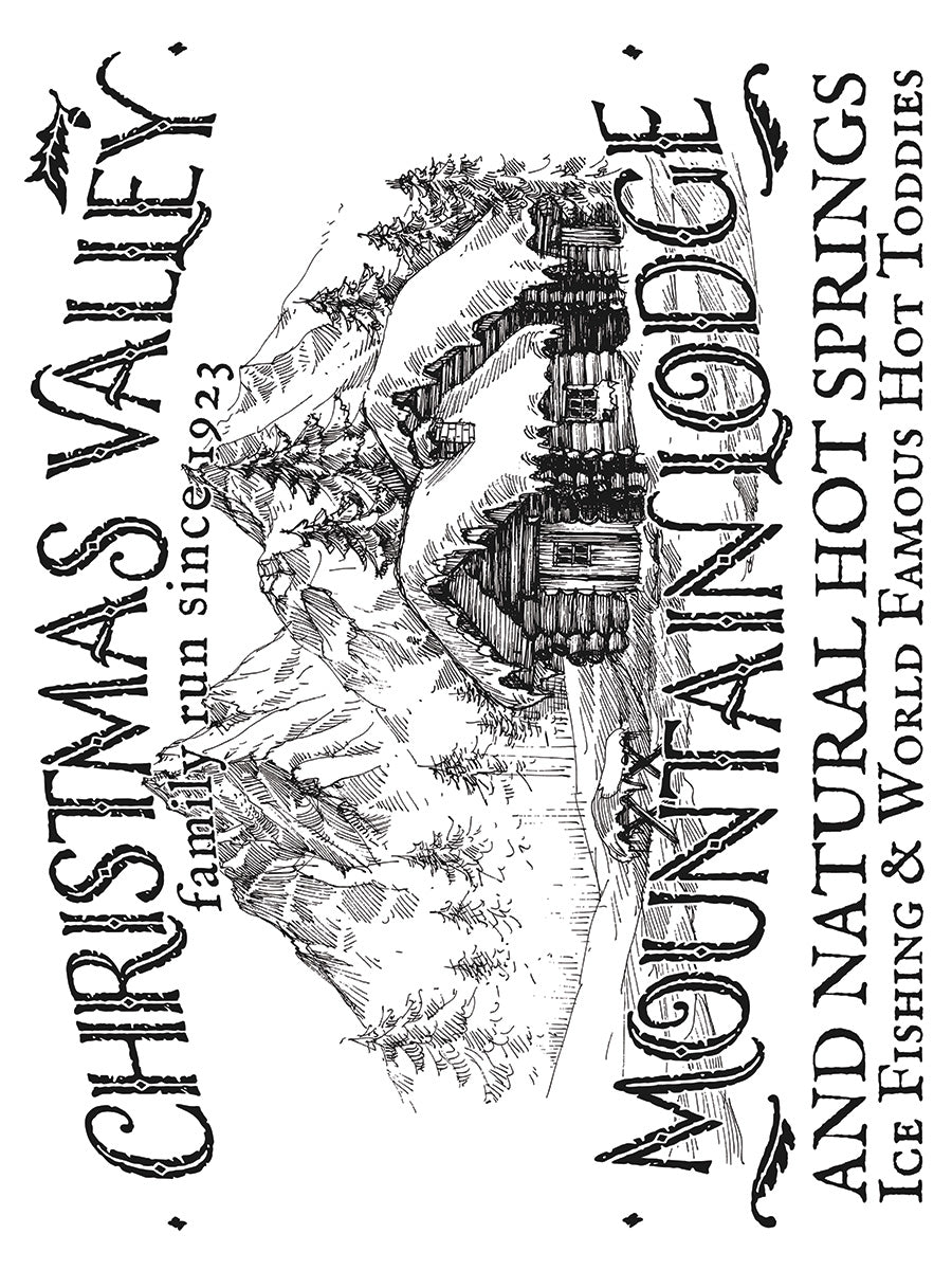 Christmas Valley IOD Transfer 12"X16" Pad PAD