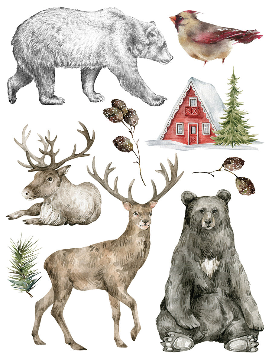 Christmas Valley IOD Transfer 12"X16" Pad PAD