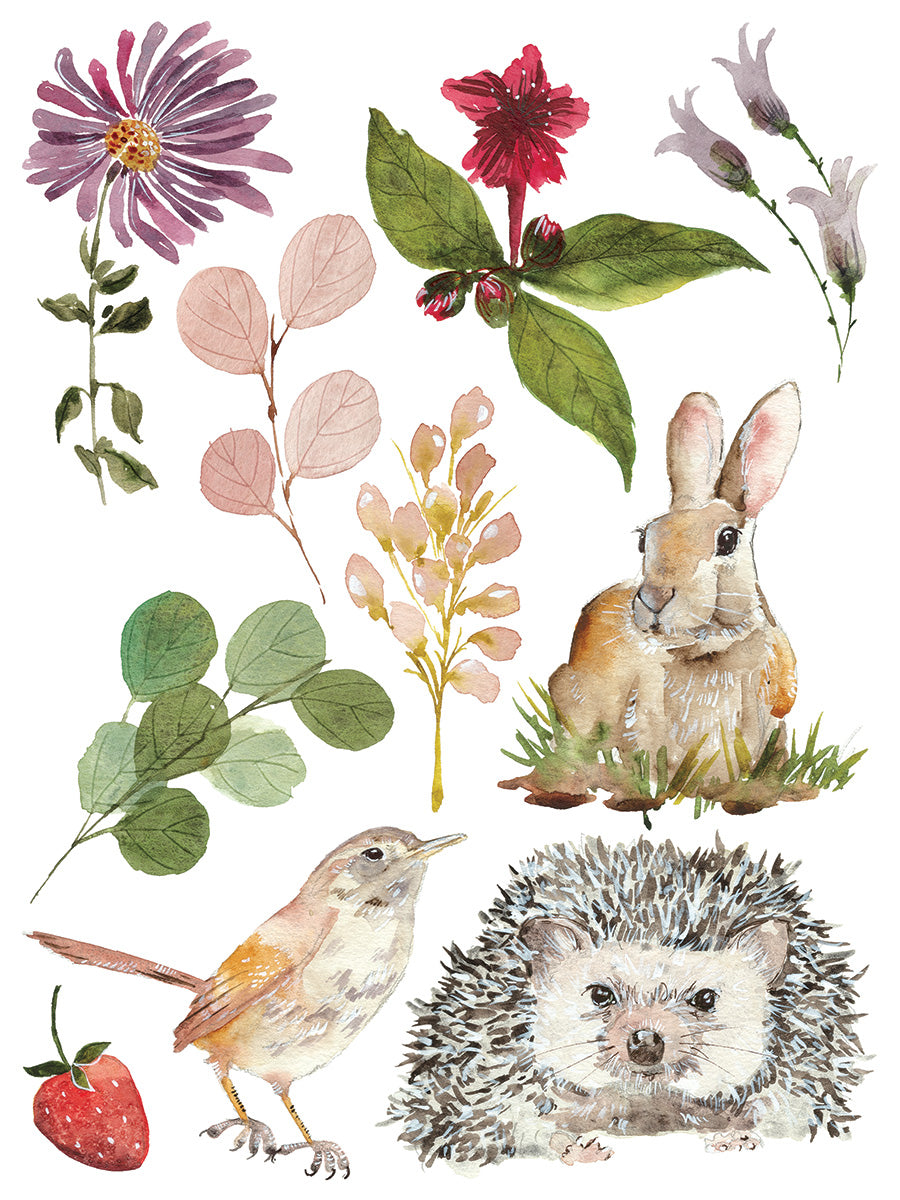 Whispering Willow IOD Transfer 12"X16" Pad