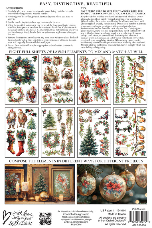 Yuletide IOD Transfer 8x12 Pad™