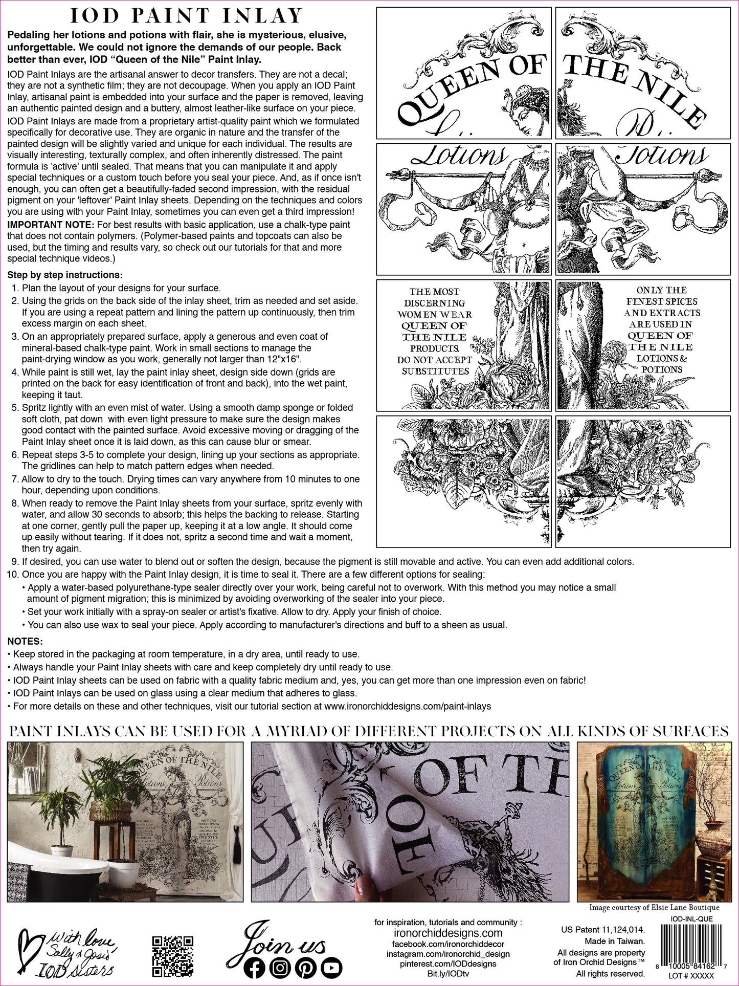 Queen of the Nile Paint Inlay 12"X16" Pad