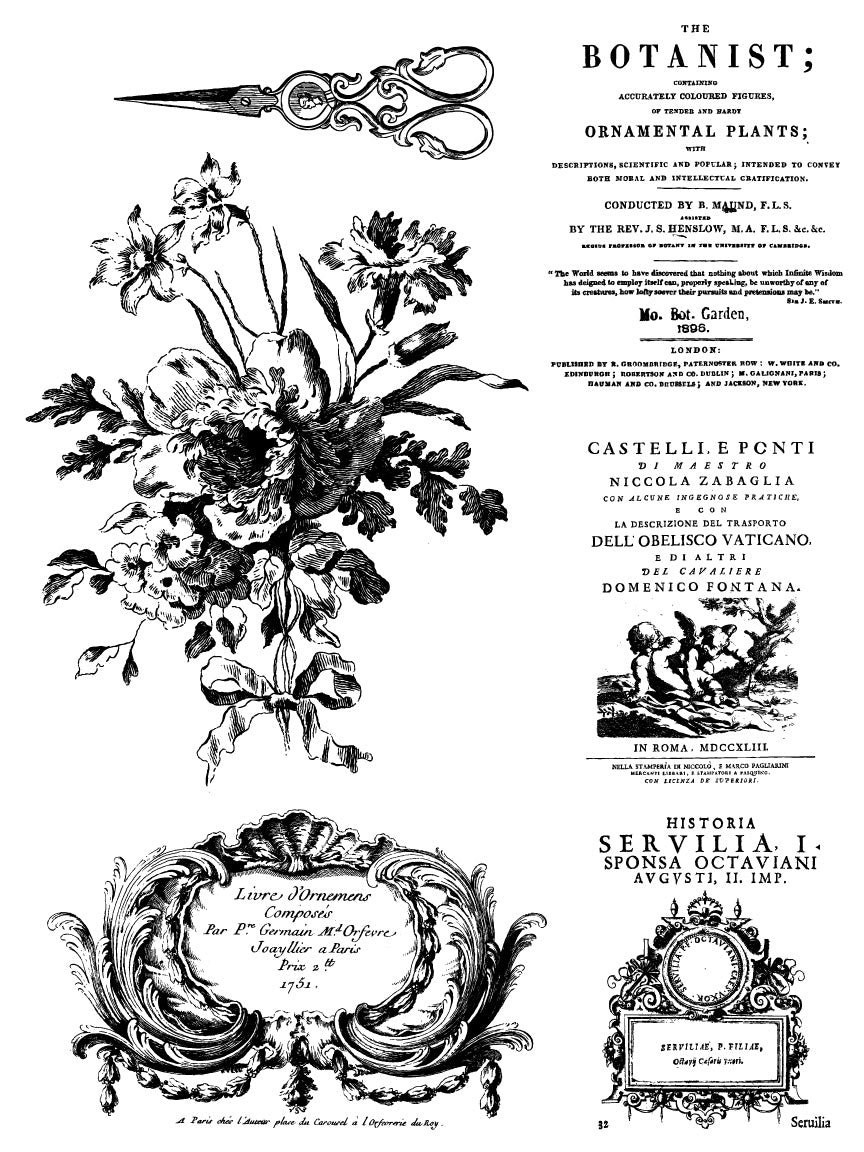 Melange IOD Paint Inlay 12"X16" Pad