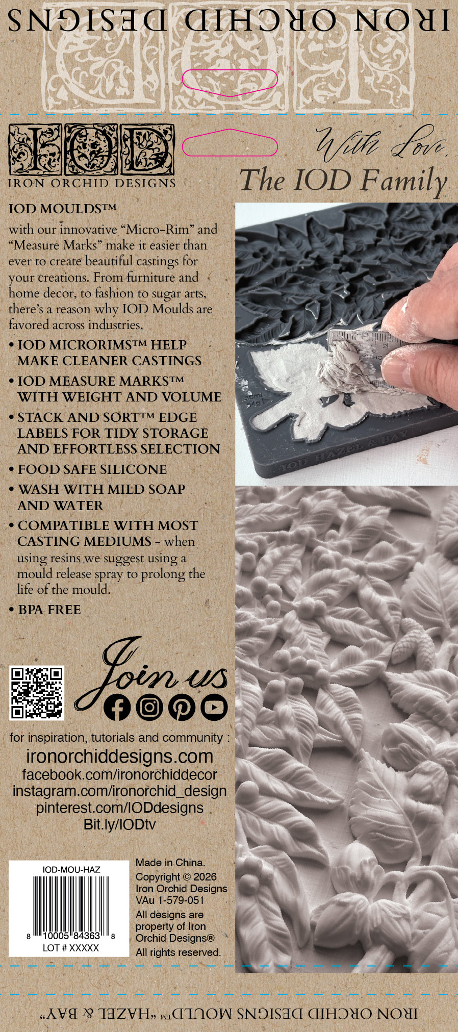 Hazel & Bay 6"x10" Decor Moulds™