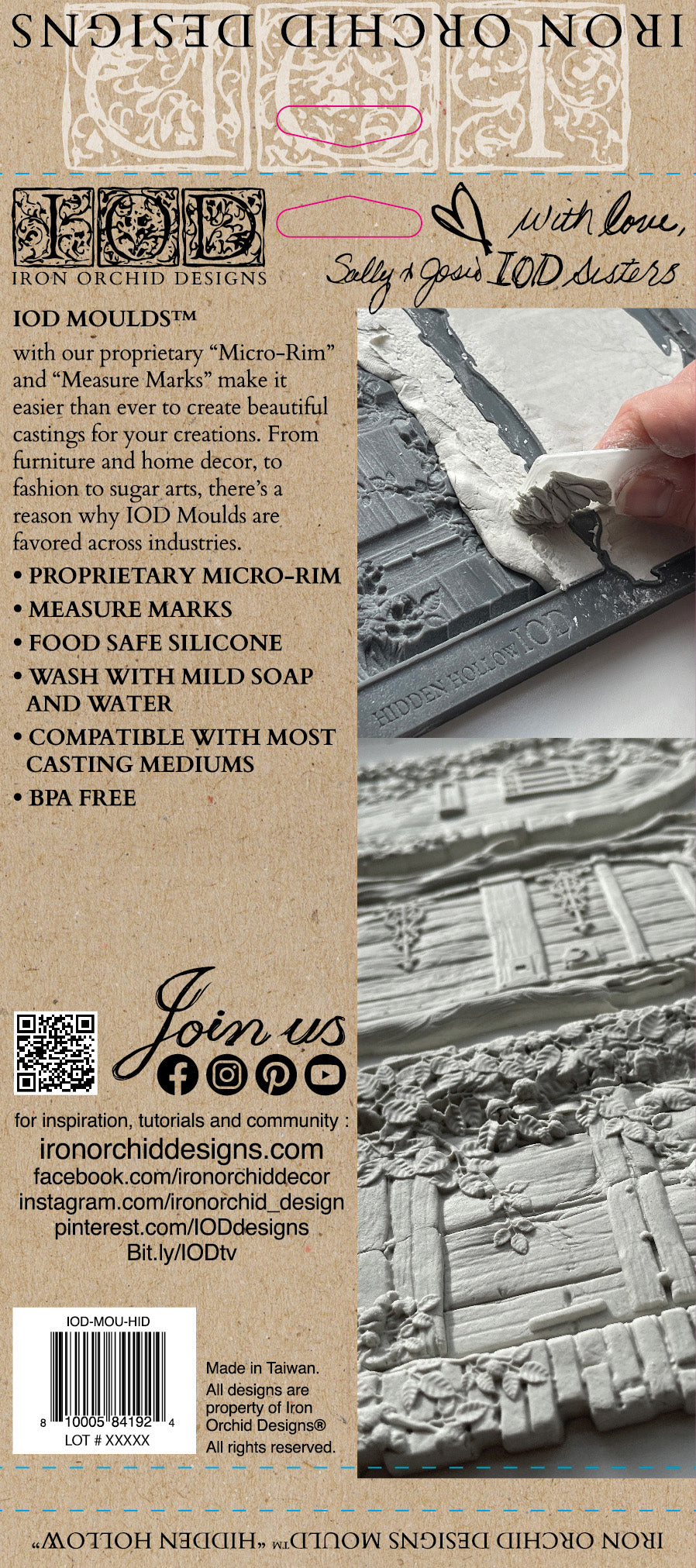 Hidden Hollow 6"x10" Decor Moulds™