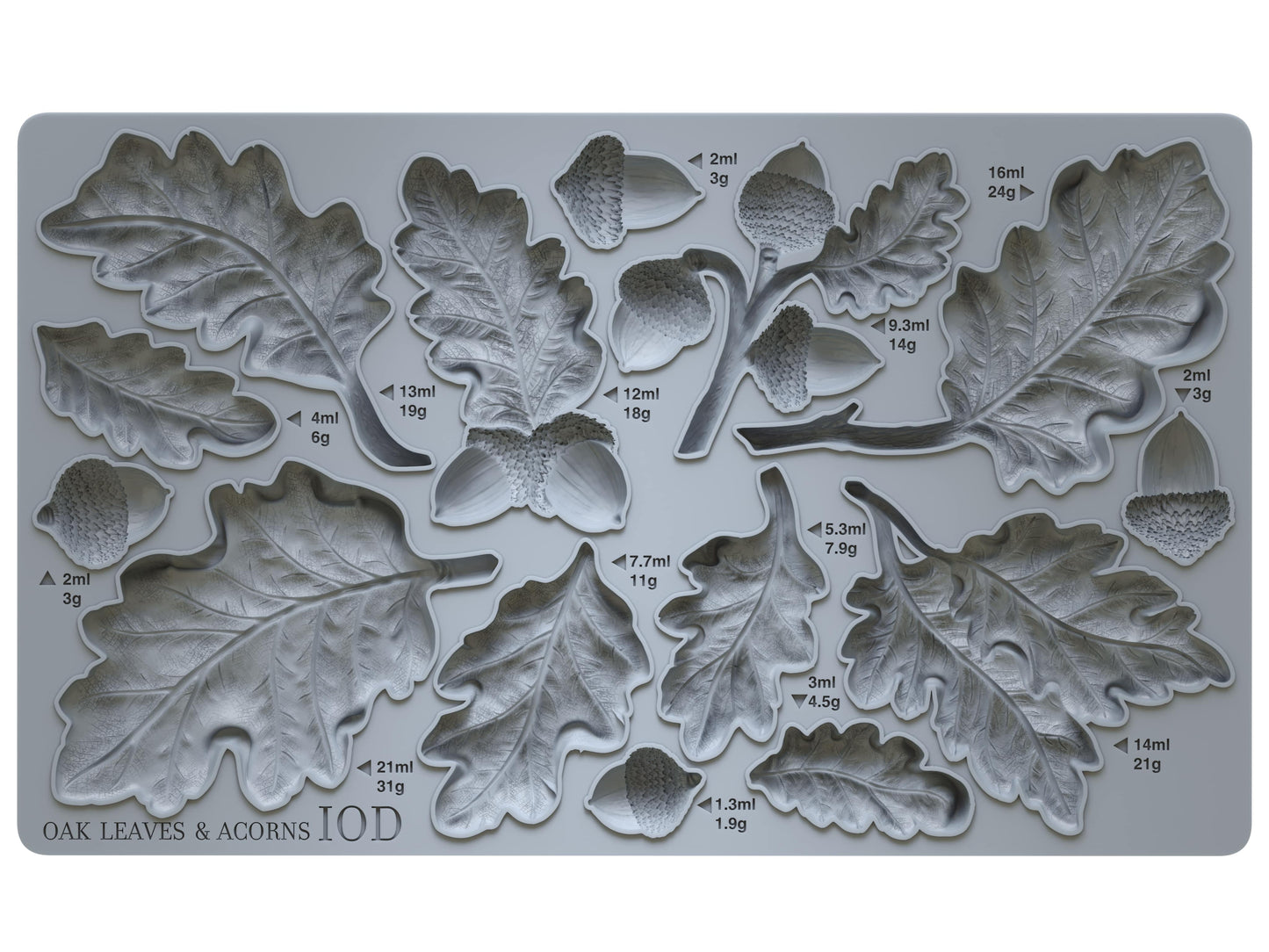 Oaks and Acorns 6"x10" Decor Moulds™