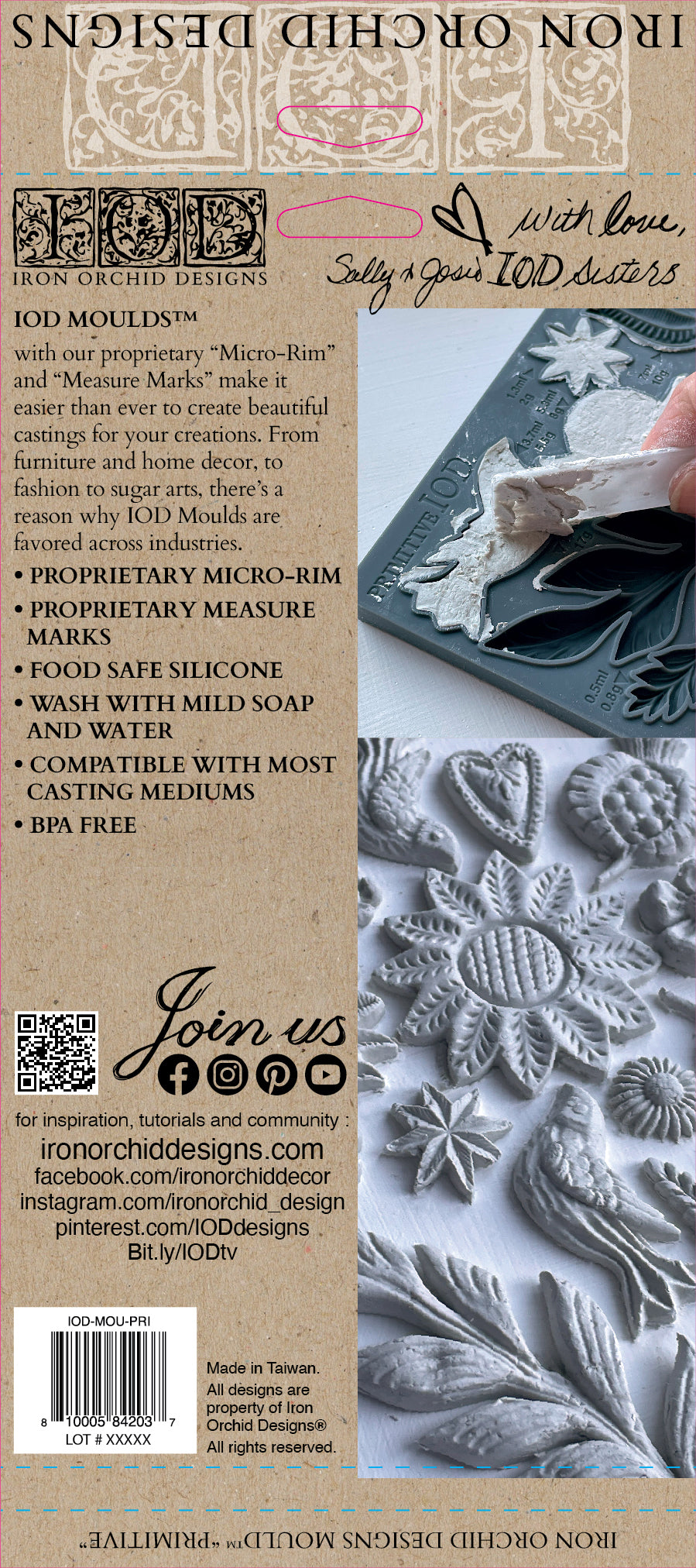 Primitive 6"x10" Decor Moulds™