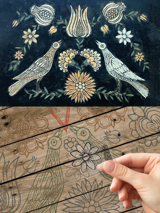 Pennsylvania Folk 12×12 DECOR STAMP