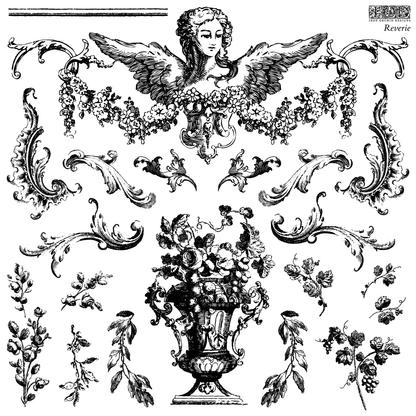 Reverie 12×12 DECOR STAMP
