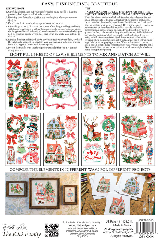 Darling Holiday IOD Transfer 8x12 Pad™