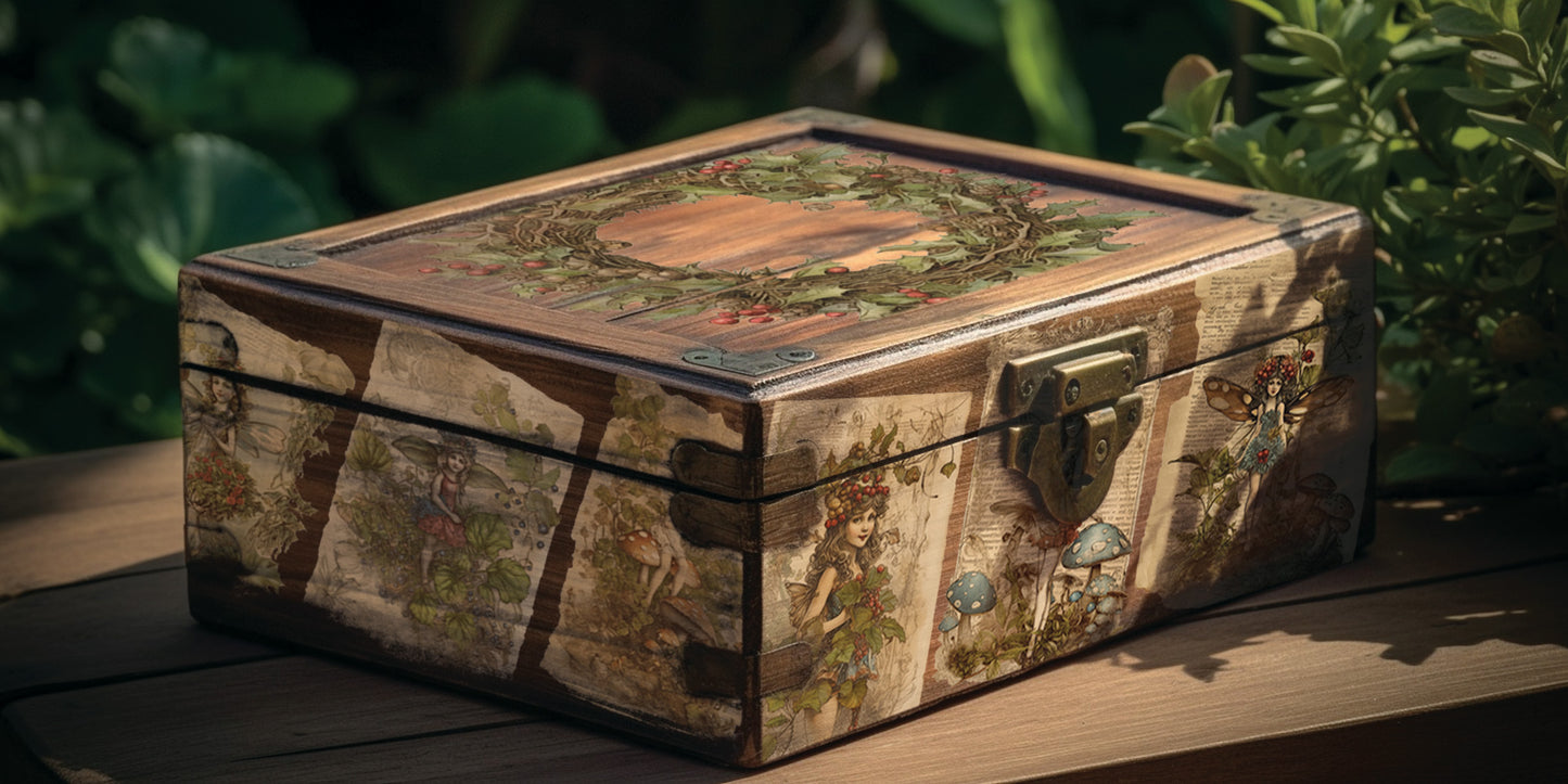 Fairy Merry Christmas IOD Transfer 8"X12" Pad