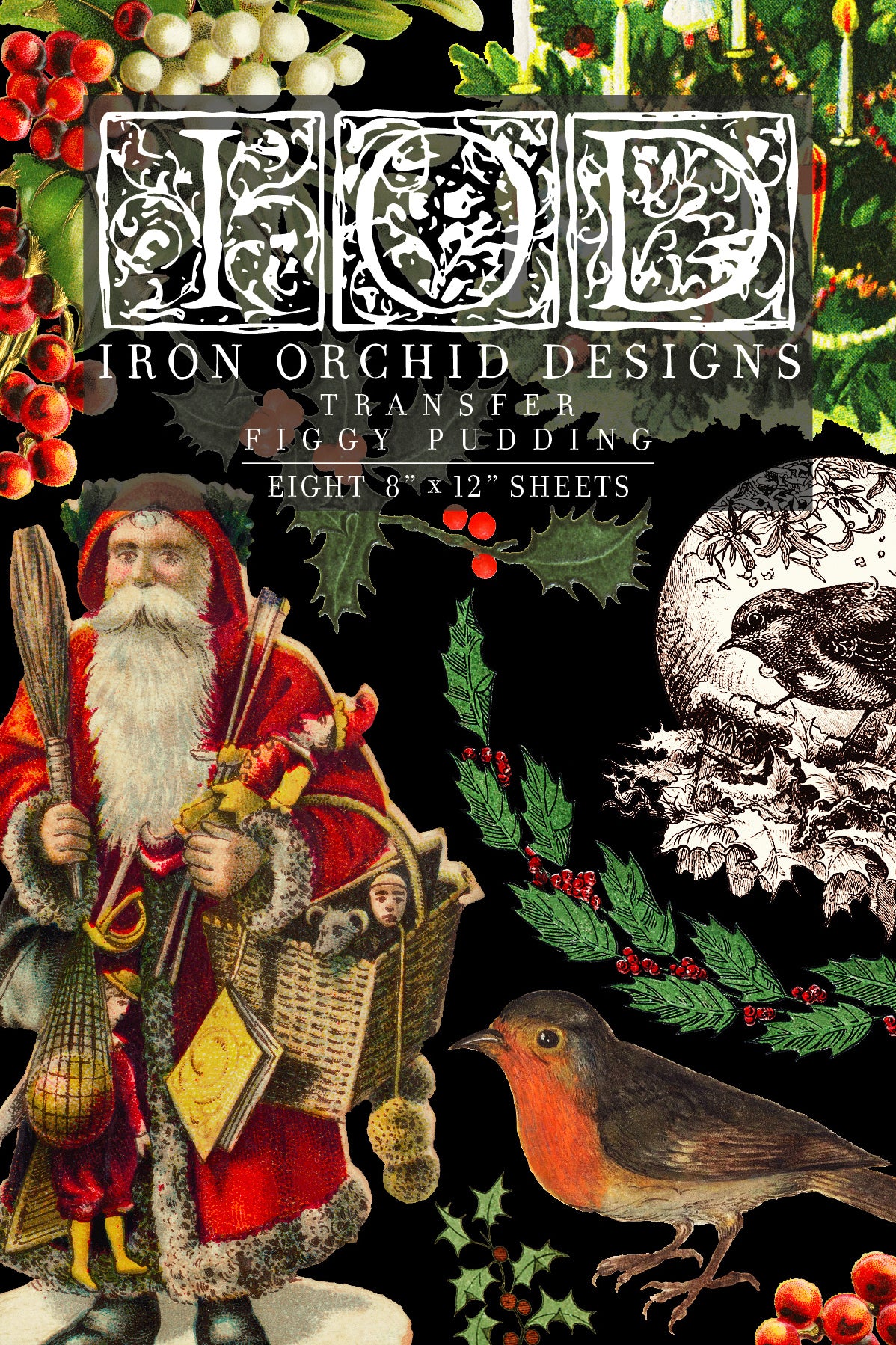 Figgy Pudding IOD Transfer 8"X12" Pad