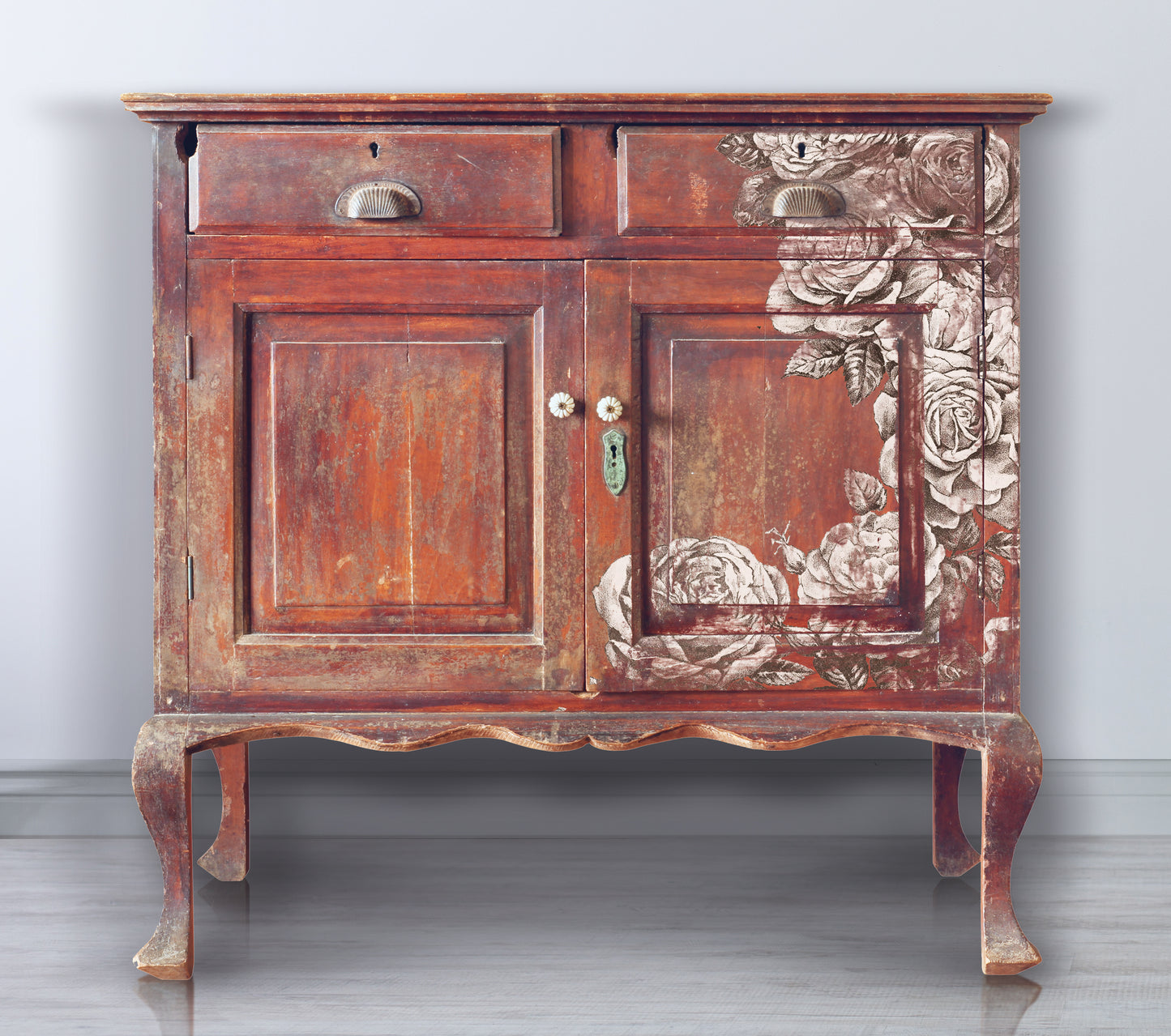 May's Roses IOD Transfer 12"X16" Pad