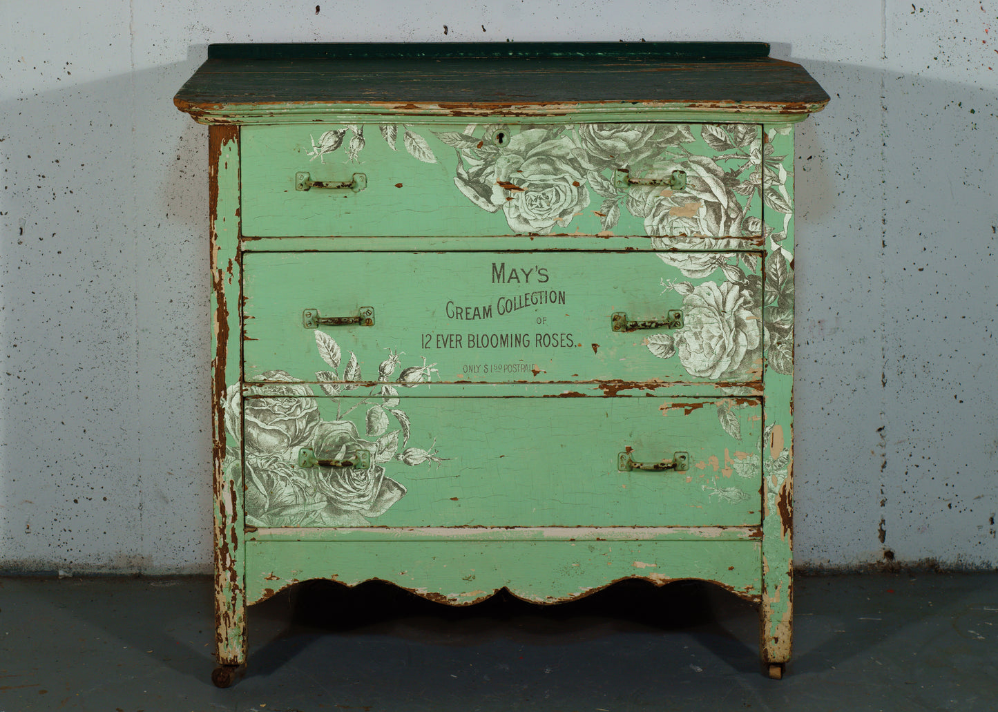 May's Roses IOD Transfer 12"X16" Pad