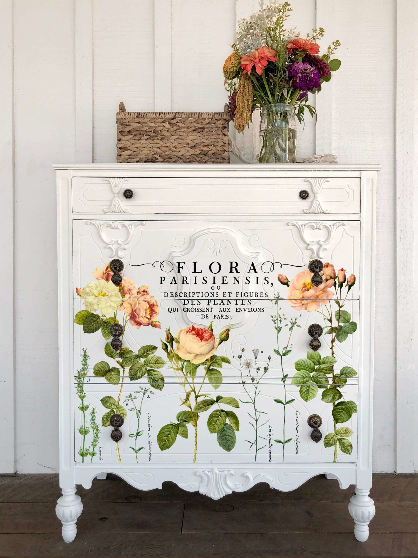 Flora Parisiensis IOD Transfer 12"X16" Pad