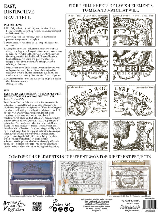 Cotswold IOD TRANSFER 12×16 PAD