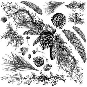 Evergreen 12×12 IOD STAMP