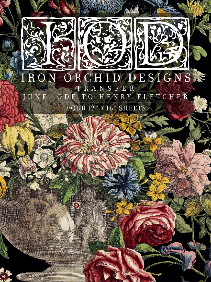 June, Ode to Henry Fletcher IOD Transfer 12"×16" PAD