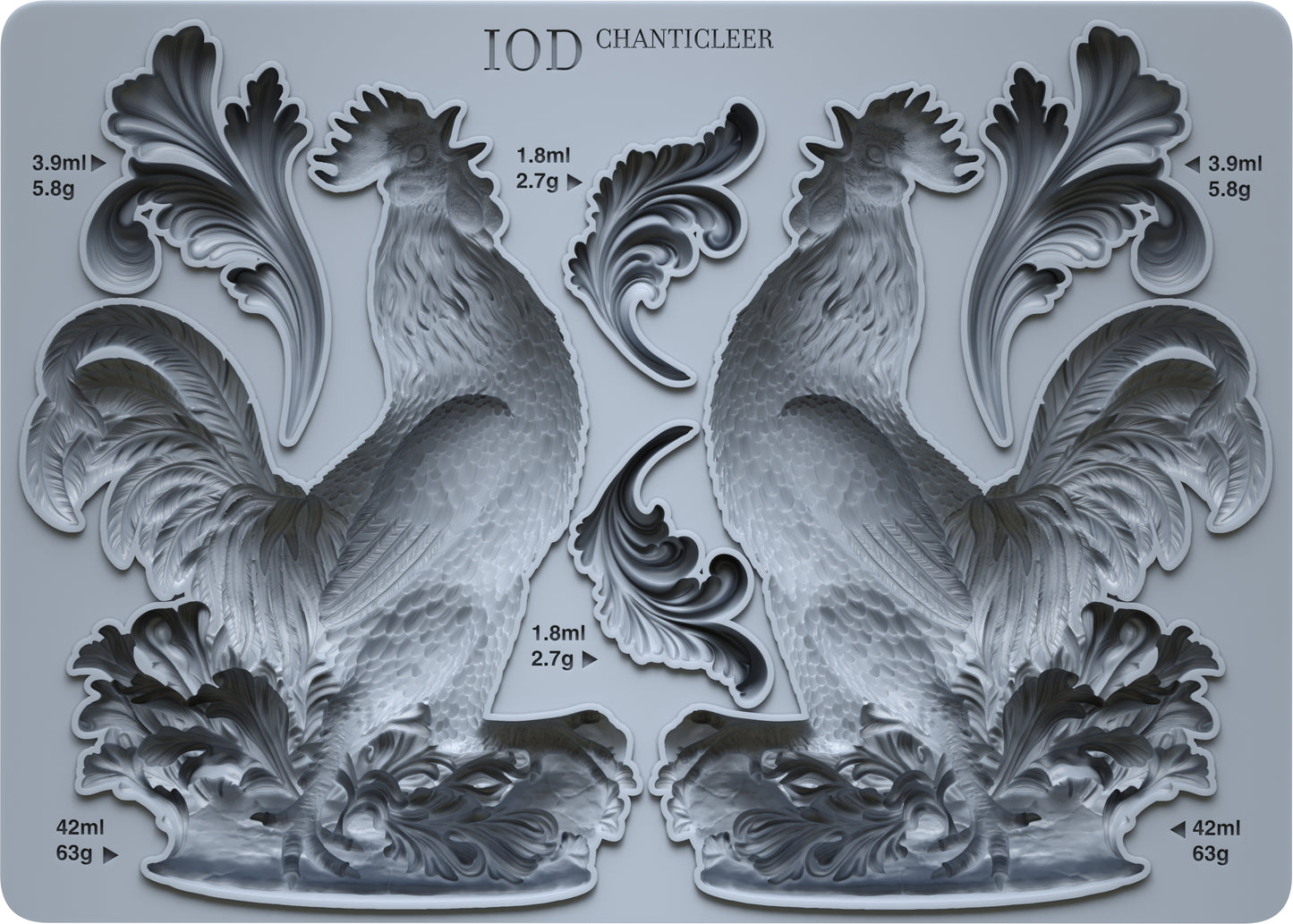 Chanticleer 5"x7" Decor Moulds™