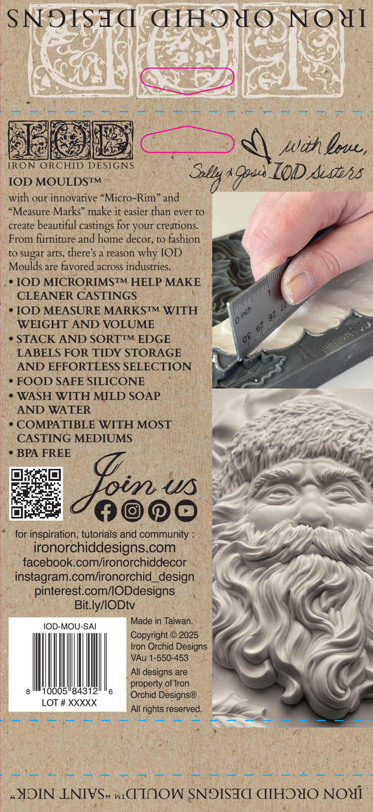Saint Nick 5"x7" Decor Moulds™