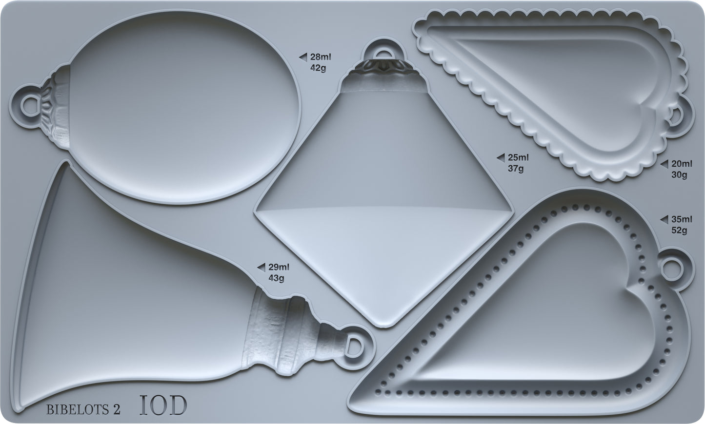 Bibelots 2 6"x10" Decor Moulds™