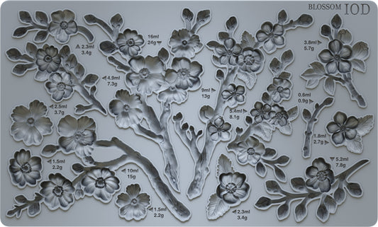 Blossoms 6x10 IOD Mould™