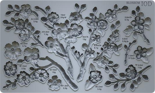 Blossoms 6x10" Decor Moulds™