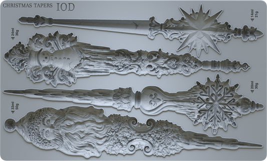 Christmas Tapers 6x10" Decor Moulds™