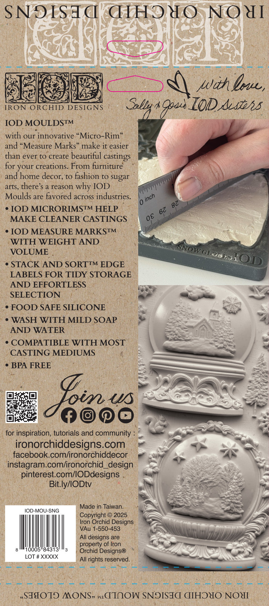 Snow Globes 5"x7" Decor Moulds™