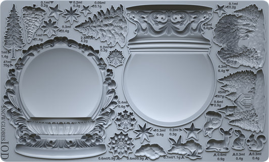 Snow Globes 5"x7" Decor Moulds™