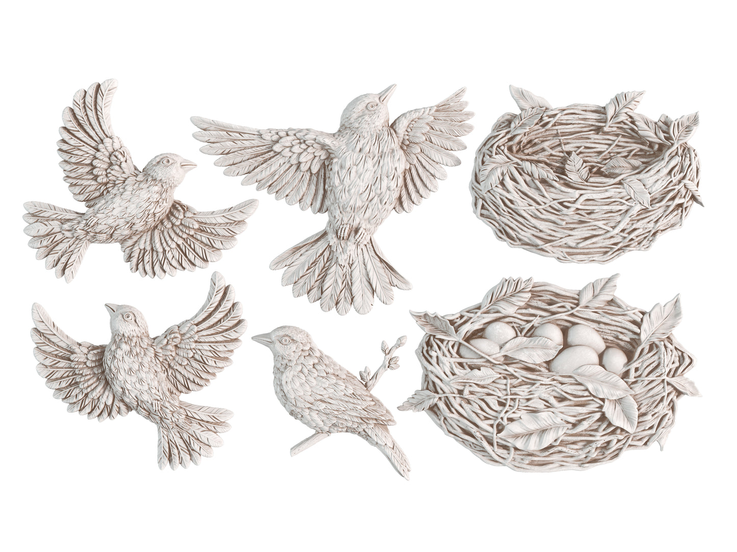 Sparrow's Nest 6x10" Decor Moulds™