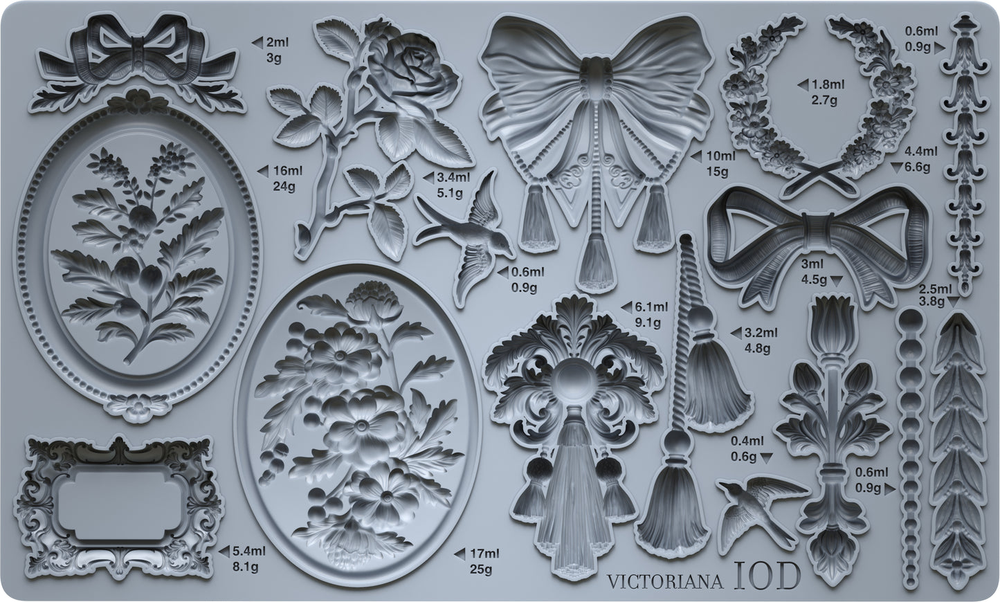 Victoriana 6"x10" Decor Moulds™