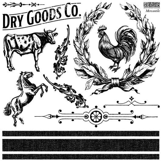 Mercantile 12×12 DECOR STAMPS