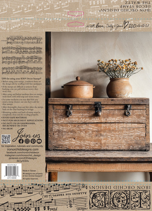 The Waltz 12x12 IOD Stamp™