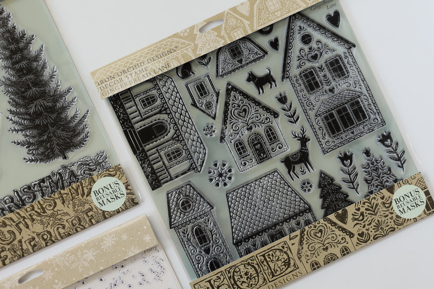 Gingerbread Lane 12x12 IOD Stamp™